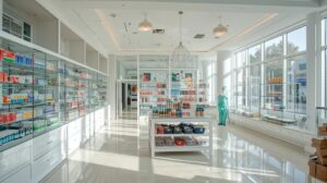 retail store cleaning services in New Jersey with polished floors and organized shelves after professional cleaning service